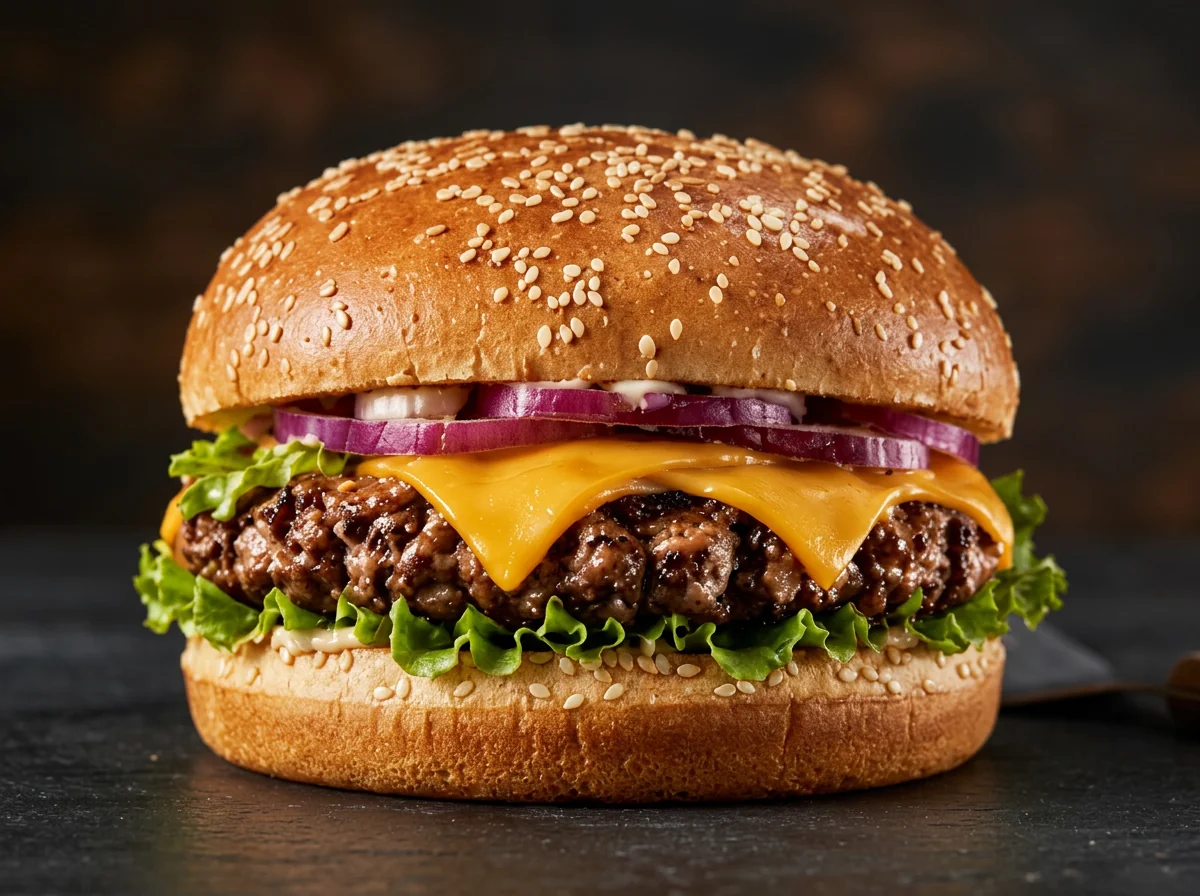 Le Classic présenté sur la carte du snack